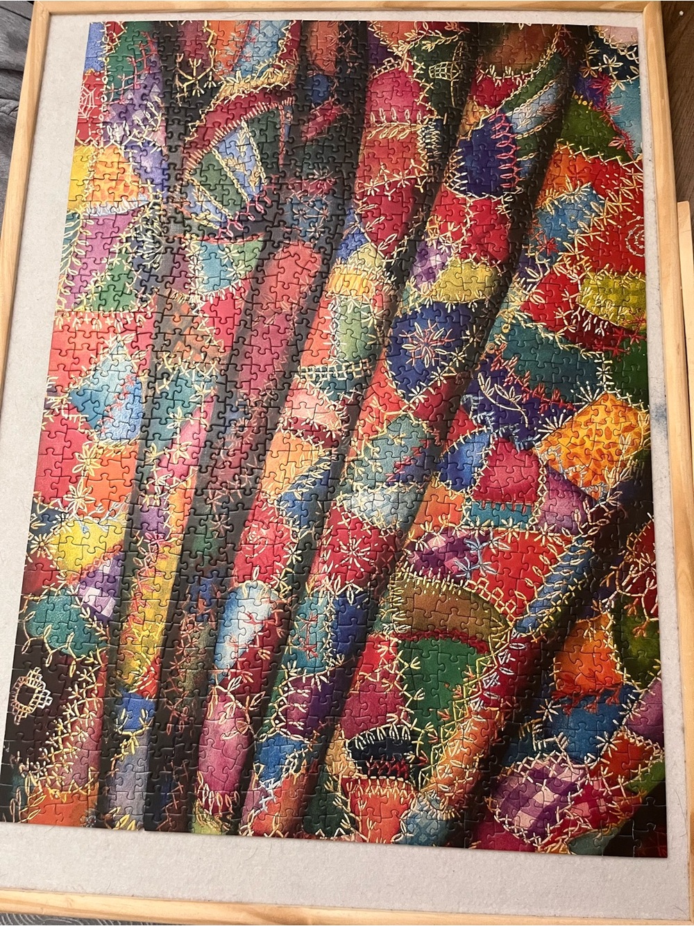 Patch quilt 1000 piece jigsaw puzzle level hard